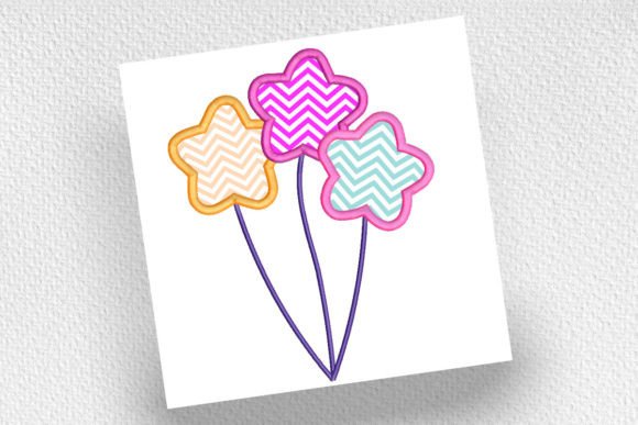Balloons Applique: A Festive Touch for Holiday Creations