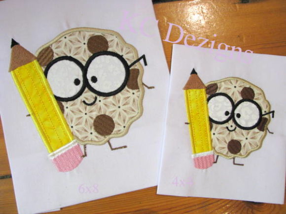 Boy Cookie with Pencil: A Charming Back to School Design