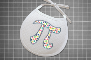 Charming Math Pi Symbol Applique for Apparel