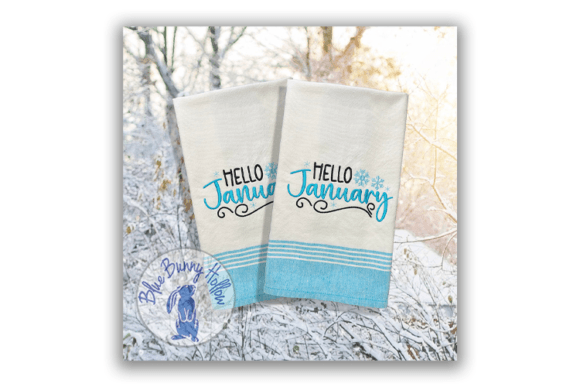 January: A Charming Embroidery Design for Winter Projects