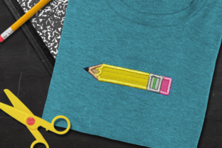 School Pencil Applique: A Back to School Essential