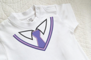 School Uniform with Tie Applique: A Charming Design